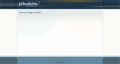 Desktop Screenshot of alacarte.wonderbox.fr